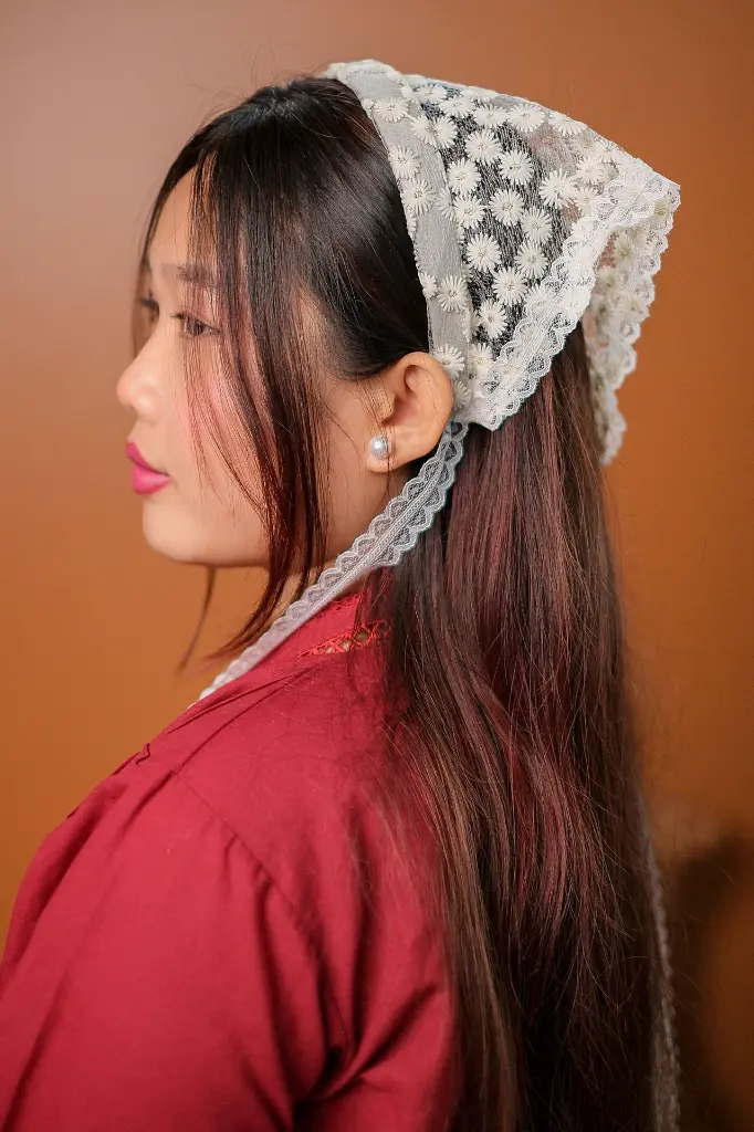 Small Flower Bandanna Headband.webp