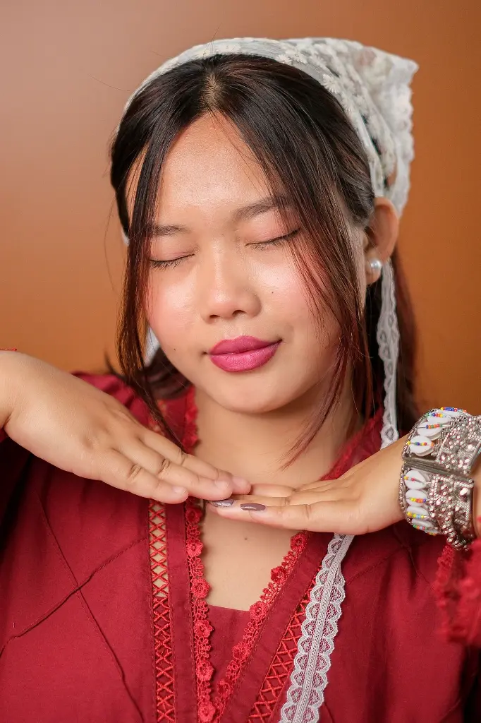 Small Flower Bandanna Headband.webp