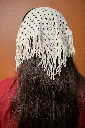 Off White Crochet Hair Bandanna.webp