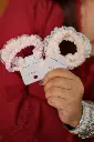 Silk Crochet Lace Scrunchies Band.webp