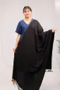 Black Viscose Shawl  