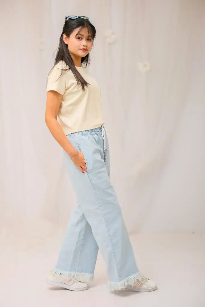 [0305] Denim Baggy Pants (32)