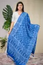 Indigo Natural Dye Shawl