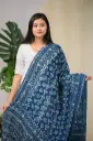 Deep Indigo Natural Dye Shawl
