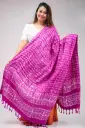 Magenta 001 Natural Dye Shawl