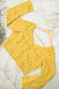 Mustard Yellow Jaypuri Cotton Blouse