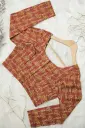 Terracotta Jaypuri Cotton Blouse