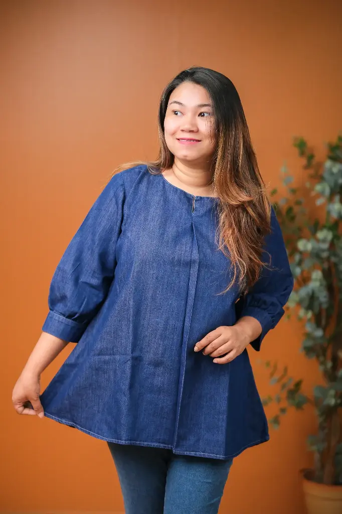 Denim Short Kurti