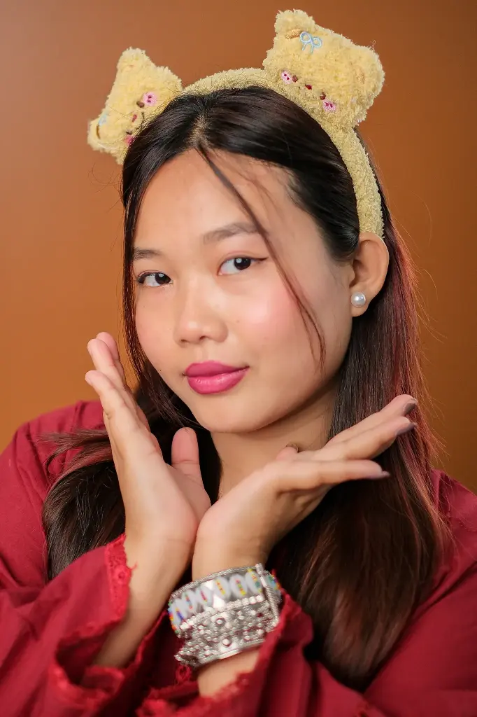 Yellow Kitty Hair Bands