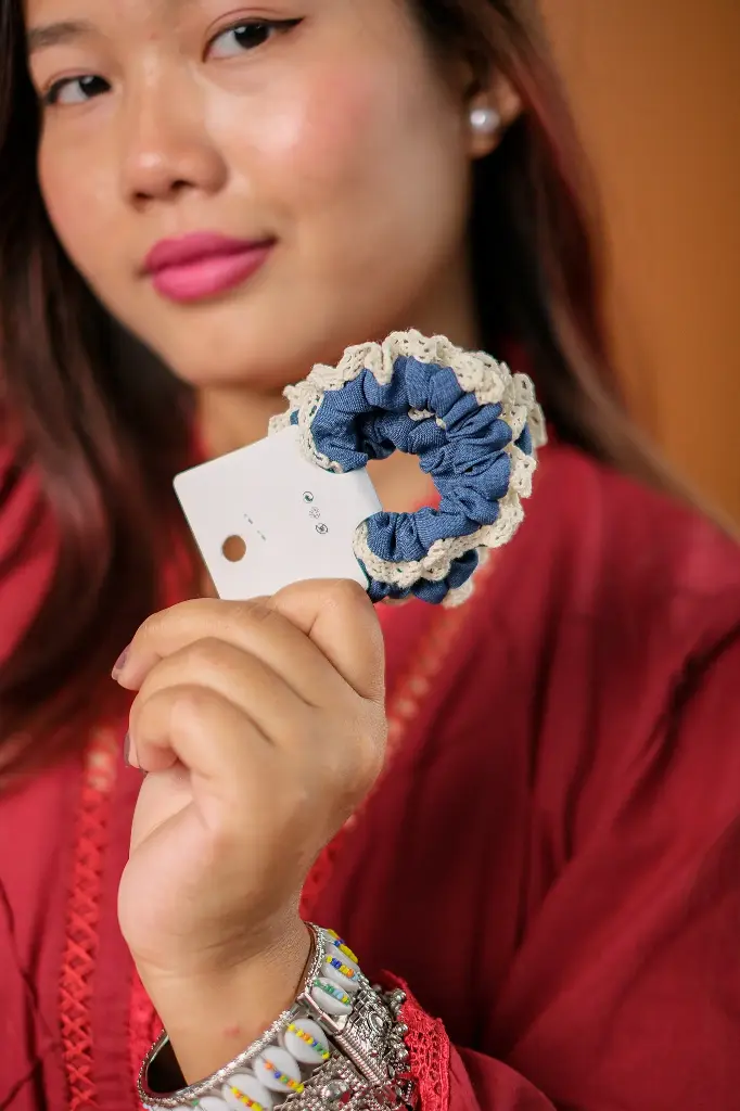 Crochet Lace Scrunchies Band