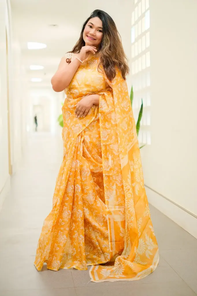 Moana- Digital Printed Muslin Sharee 