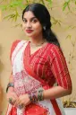 Deep Maroon Stripe Pattern Screen Print Cotton Blouse