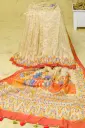 Biscuit Body Boishakhi Theme Digital Print Mix Cotton Sharee