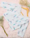White Ikkat Cotton Blouse