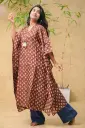 Coffee Natural Dye Kaftan