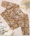 Dark Maroon Biscuit Rust Orange Kalamkari Blouse