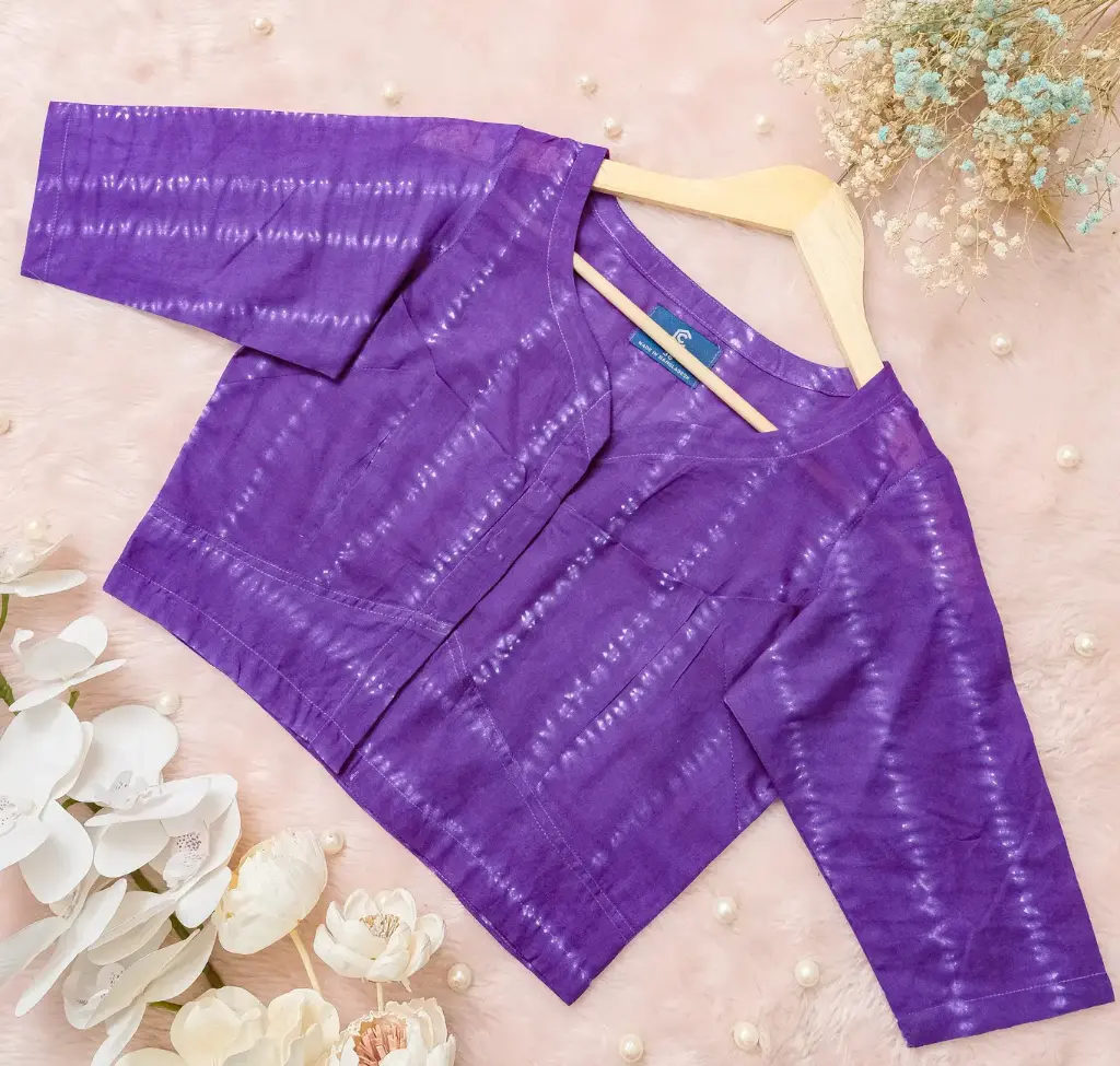 Purple Natural Dye Blouse