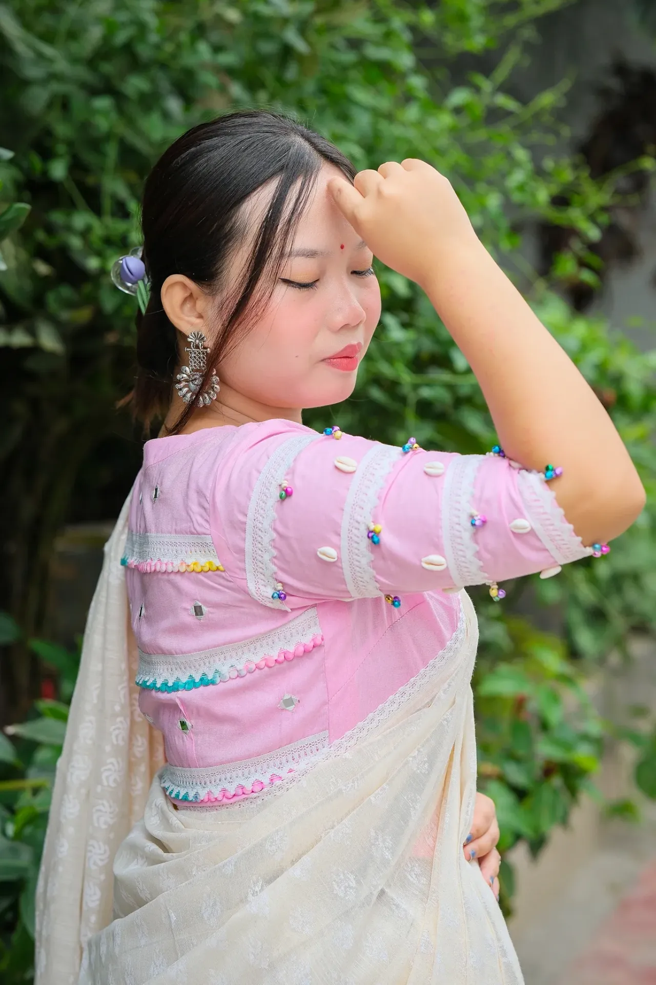 Pick Work Lace Boho Blouse