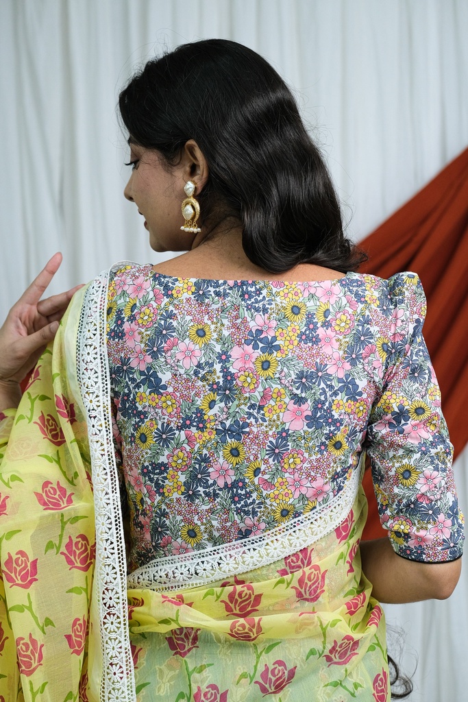 Cotton Regular Blouse 0001