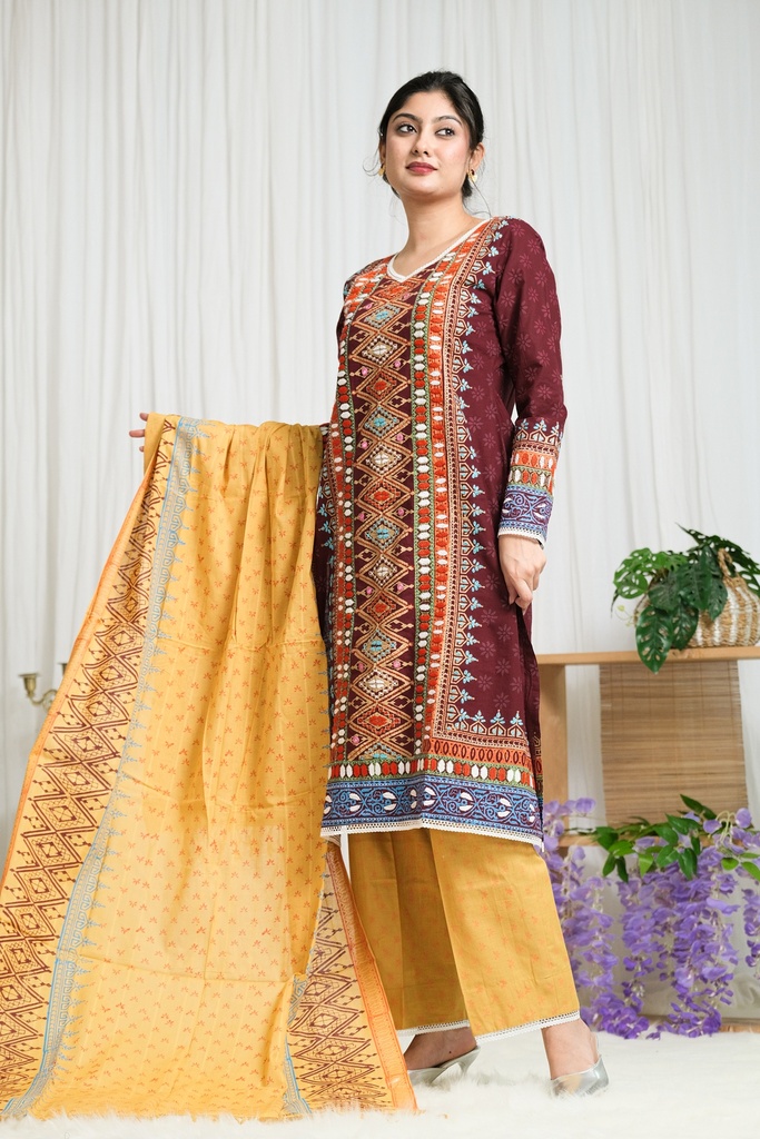 Cotton Slab Stitched 0007