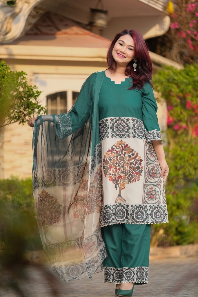 Digital Mixed Cotton Stitched 0008