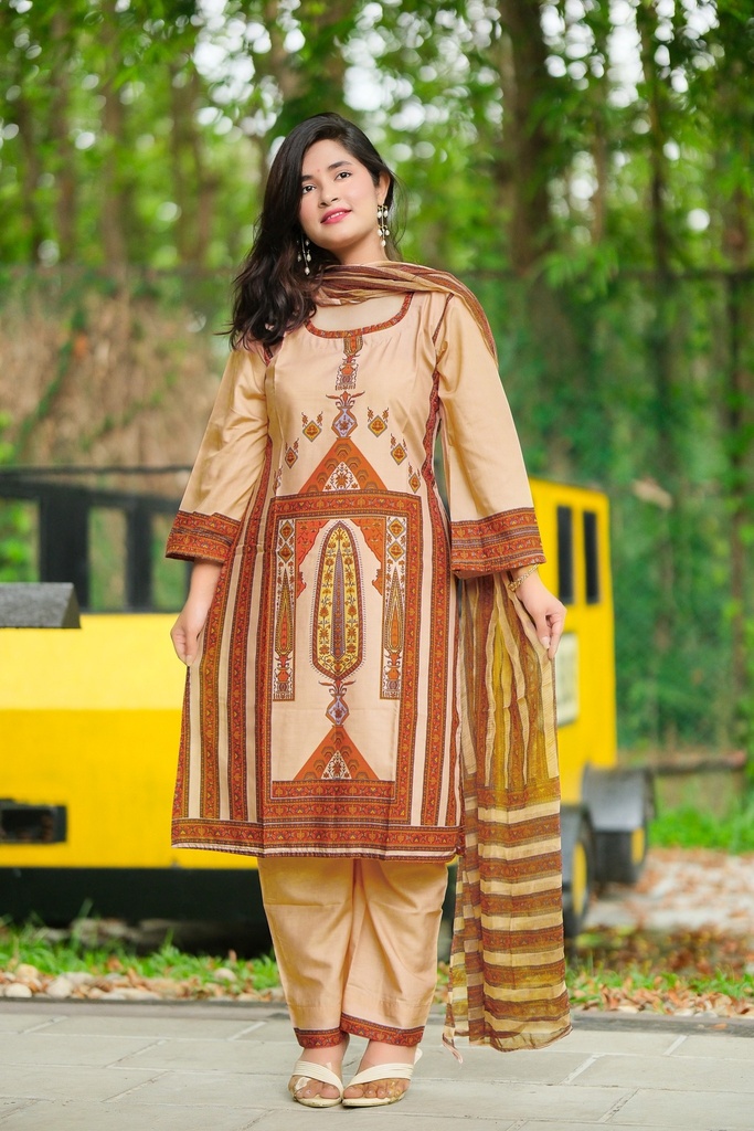 Digital Mixed Cotton Stitched 0012