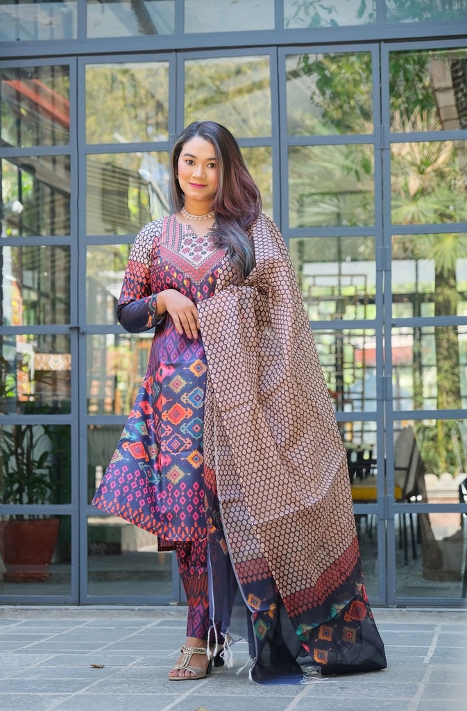 Digital Mixed Cotton Stitched 0013