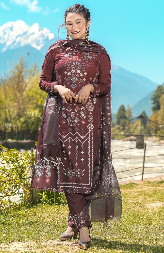 Digital Mixed Cotton Stitched 0021