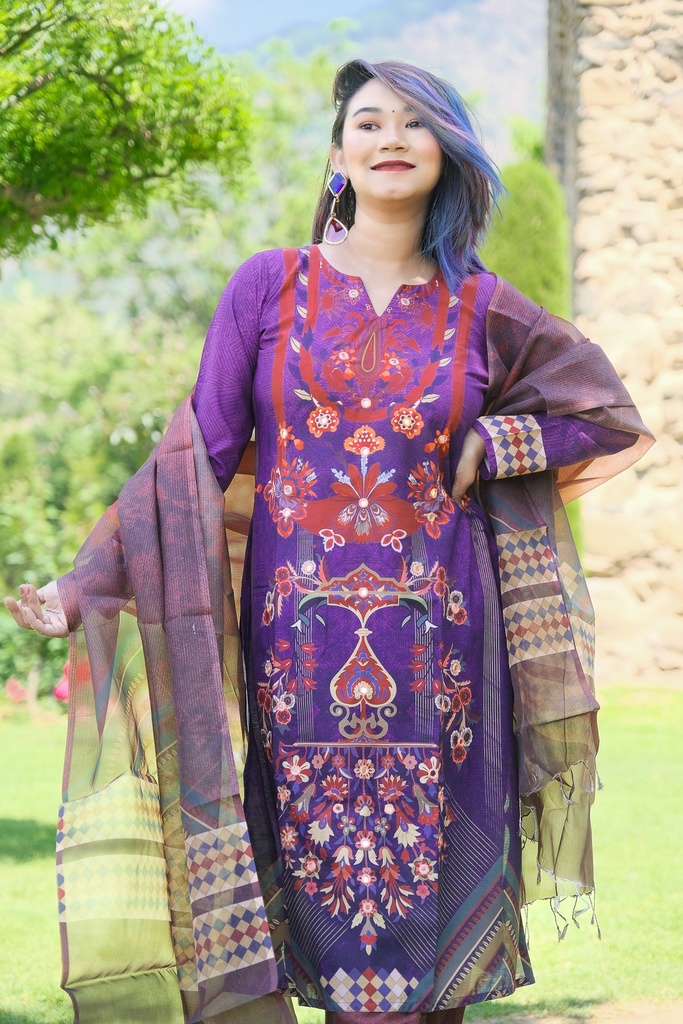 Digital Mixed Cotton Stitched 0025