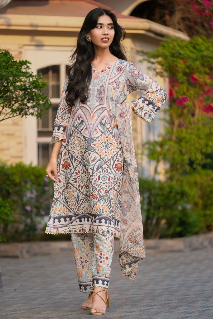 Digital Mixed Cotton Stitched 0028