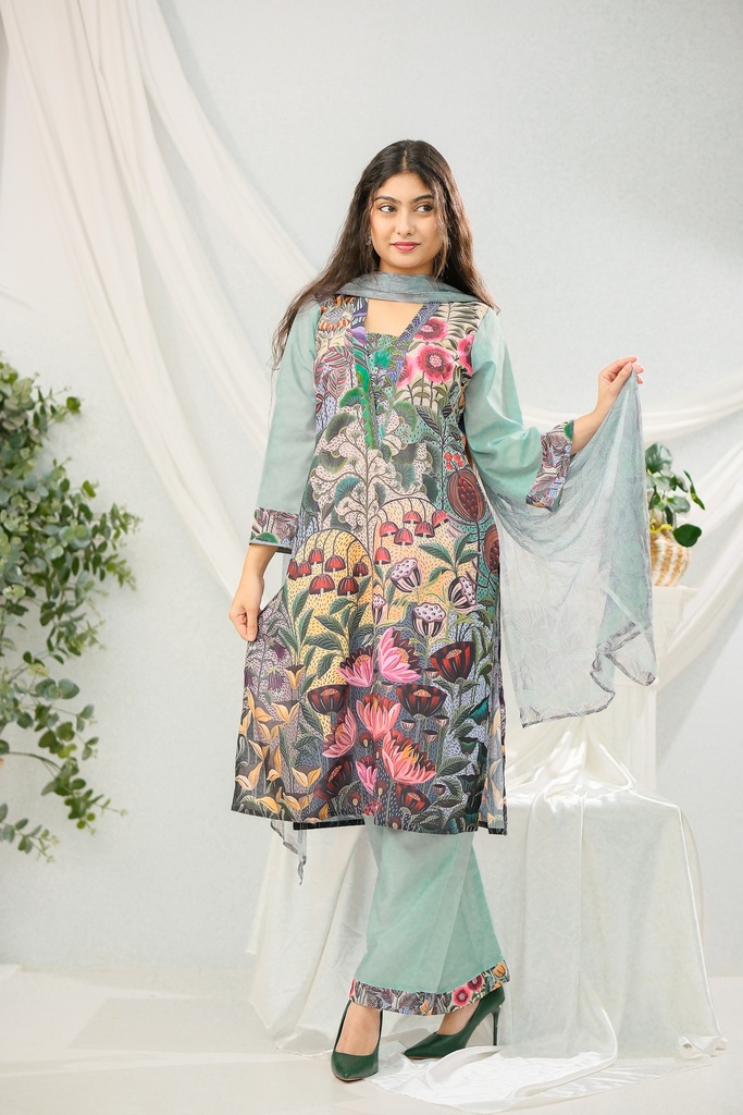 Digital Mixed Cotton Stitched 0039