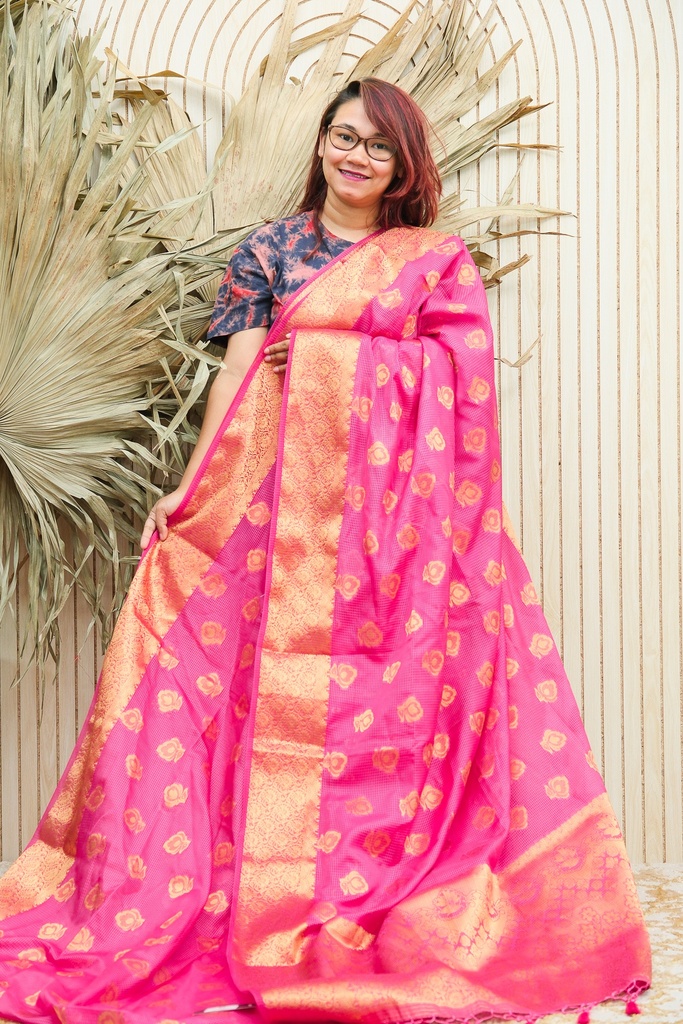 Cotta Silk Gadoal Sharee 0002