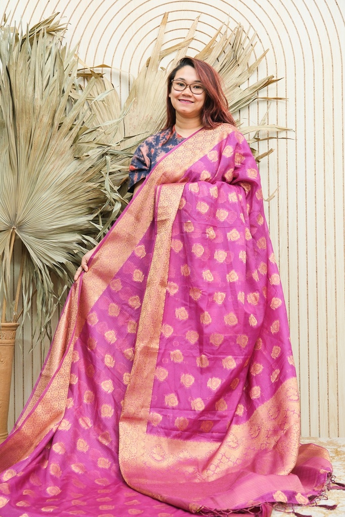 Cotta Silk Gadoal Sharee 0004