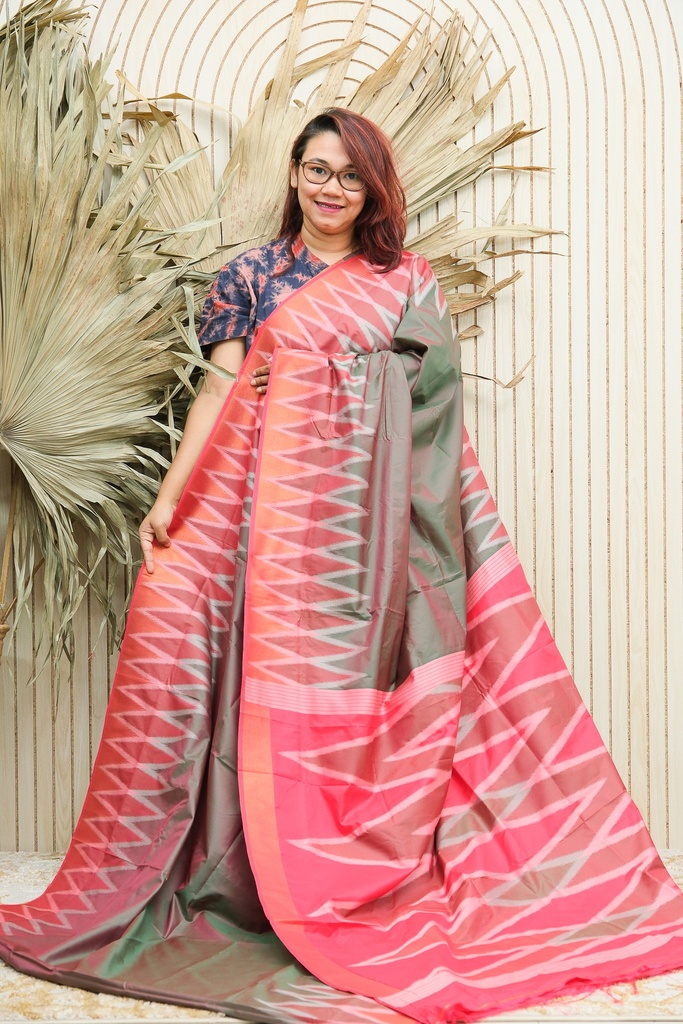 Silk Ikkat Sharee 0001