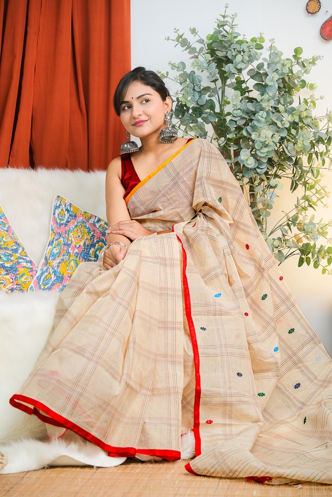 Cotton Hand Loom Sharee 0001