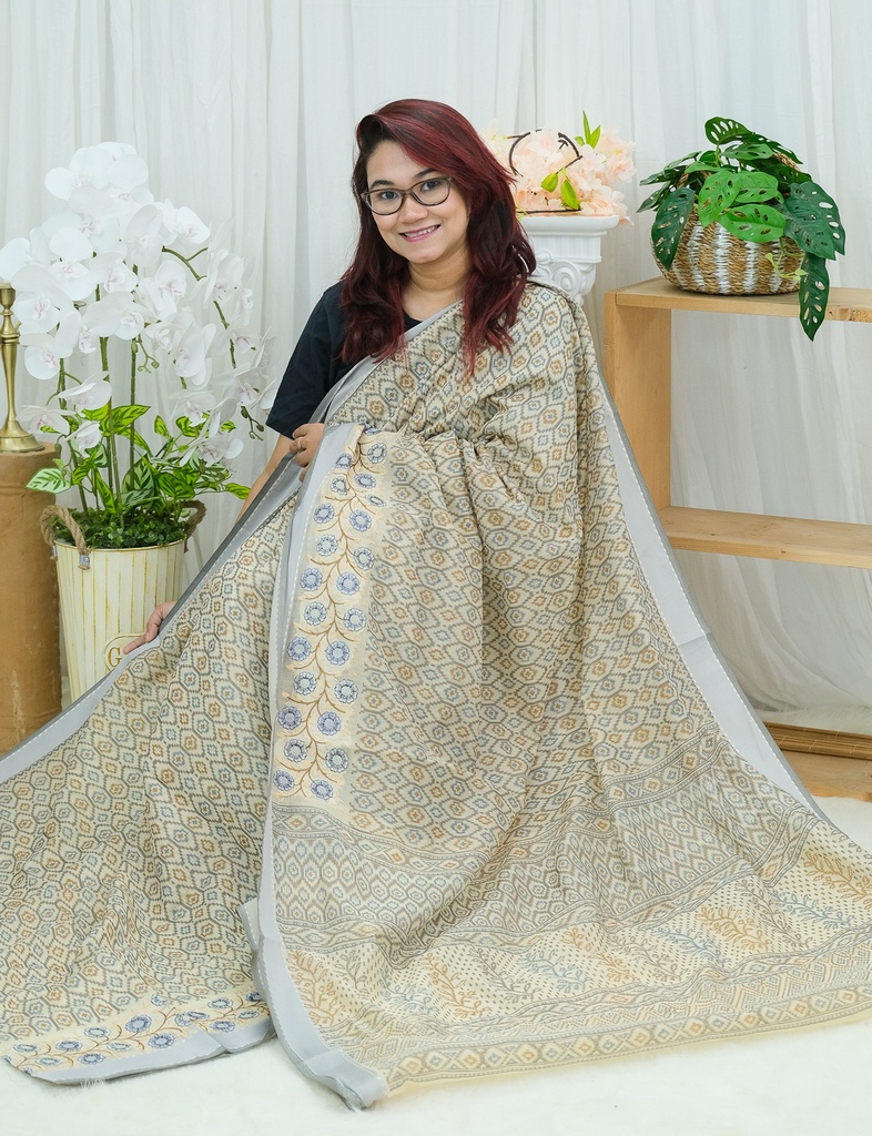 Indian Soft Cotton Sharee 0001