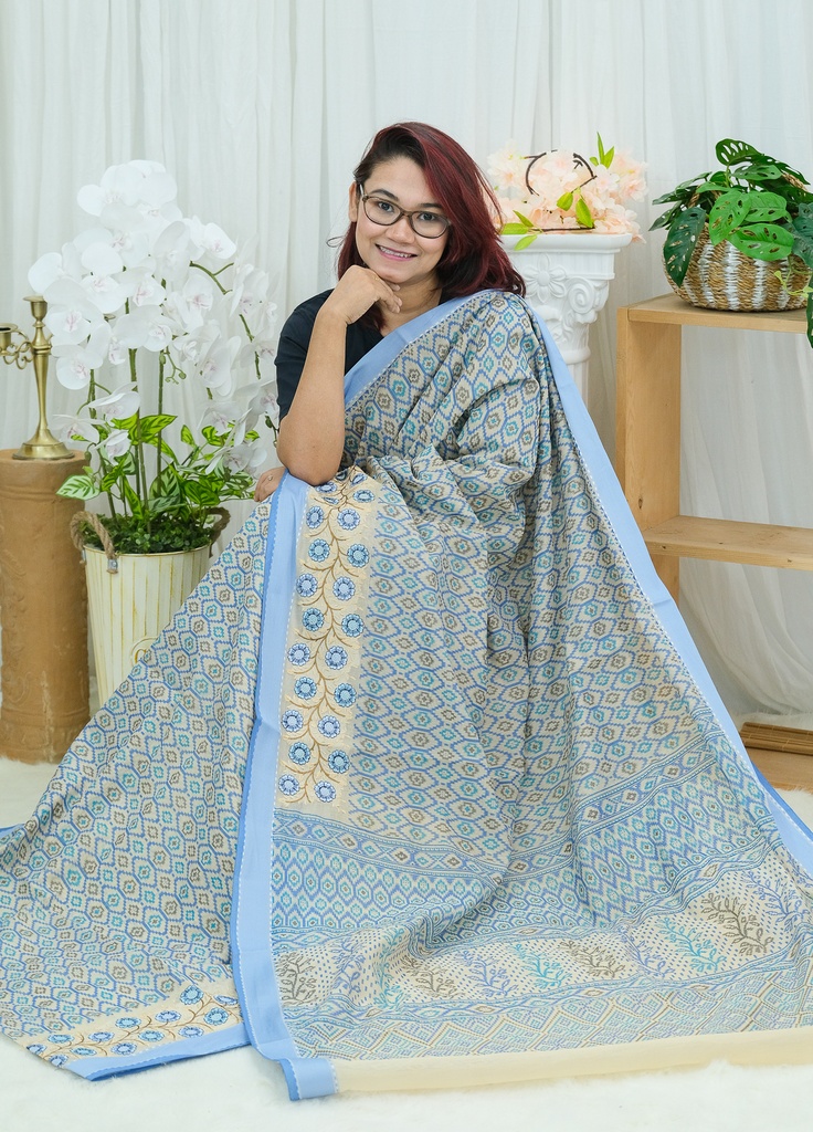 Indian Soft Cotton Sharee 0003