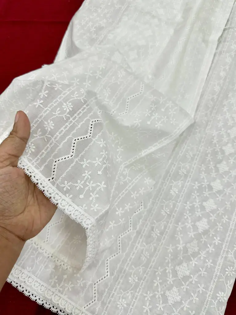Imported Chikankari Palazzo 0001