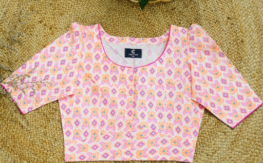 [0204] Cotton Screen Print Blouse 0006