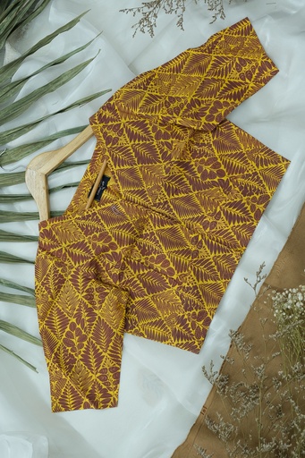 [0204] Cotton Screen Print Blouse 0010