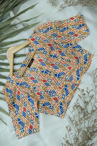 [0204] Cotton Screen Print Blouse 0013