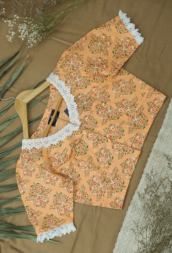 [0204] Cotton Screen Print Blouse 0015