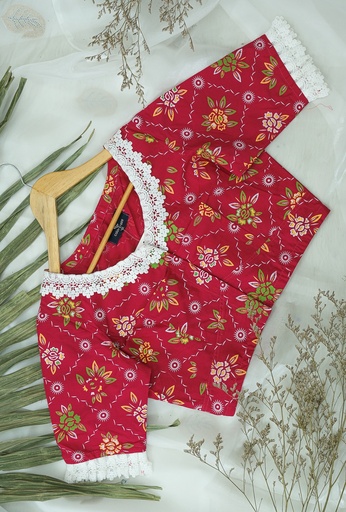 [0204] Cotton Screen Print Blouse 0029