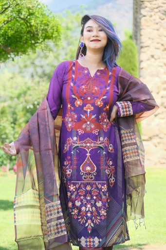 Digital Mixed Cotton Stitched 0025