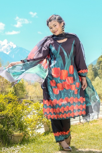 Digital Mixed Cotton Stitched 0037