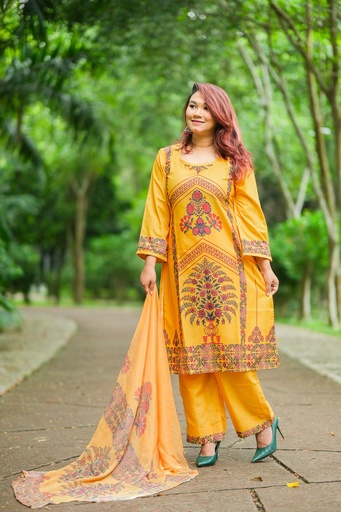 Digital Mixed Cotton Stitched 0041