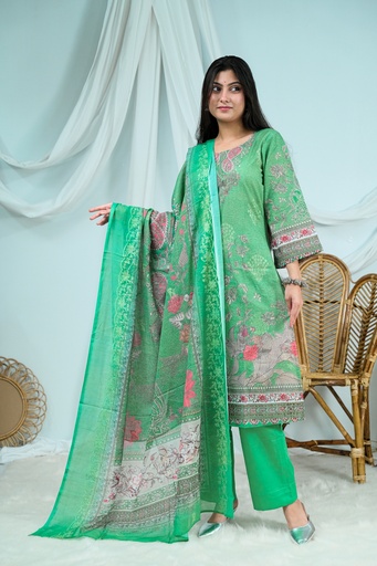 Cotton Soft Chikankari Stitched 0001