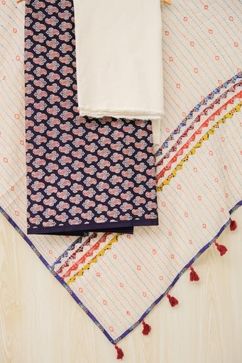 Cotton Azrakh Unstitched 0005