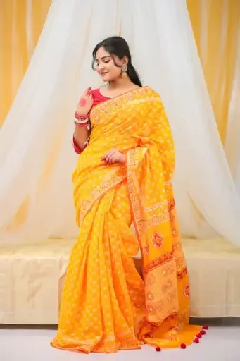 [0111] Cotton Hand Loom Sharee 0002