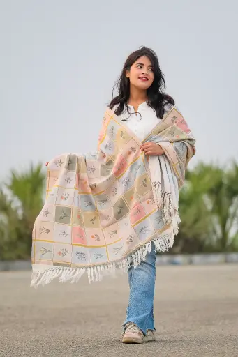 [1003] Boho Shawl